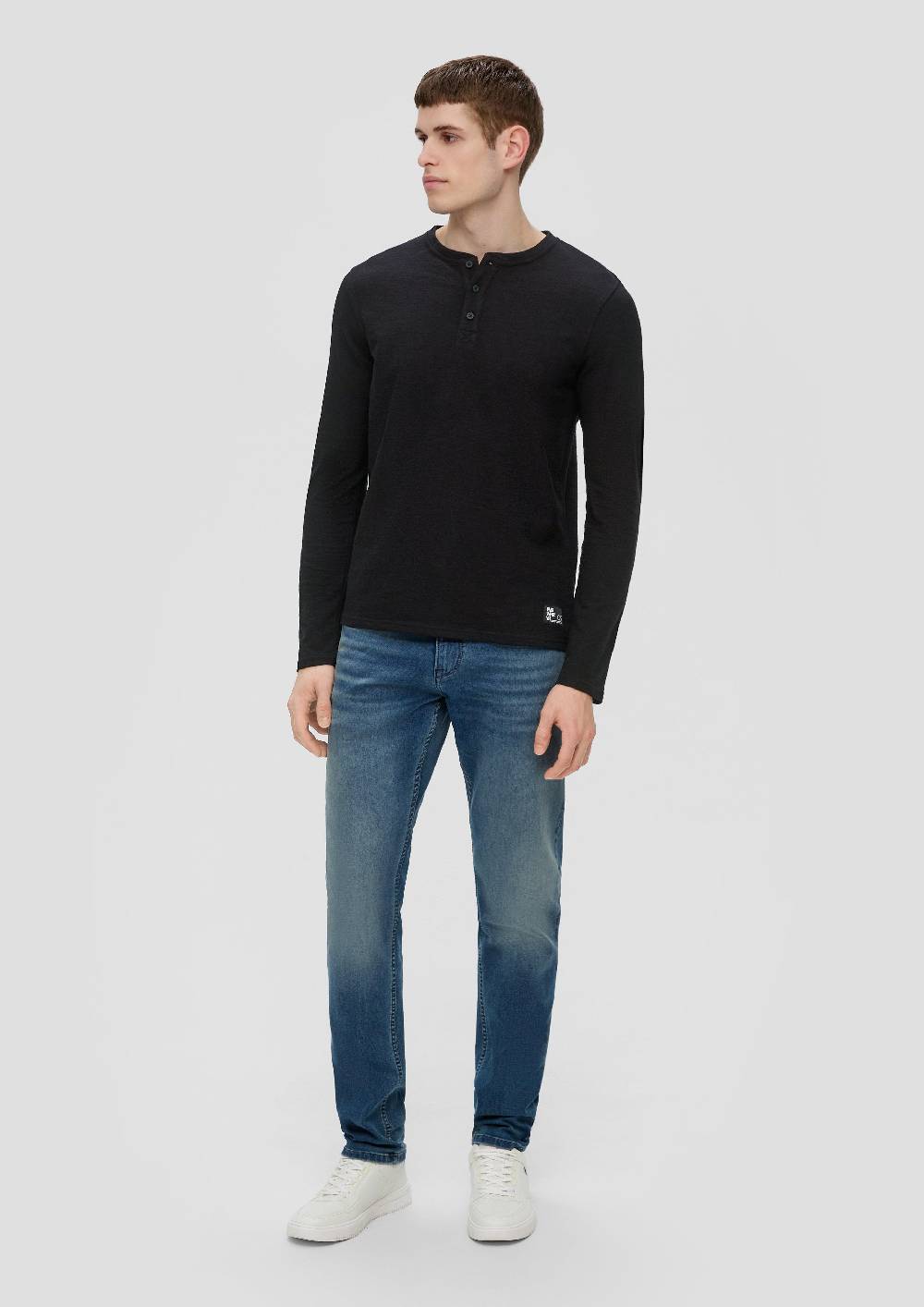 S.Oliver Longlseeve Mit Flammgarnstruktur