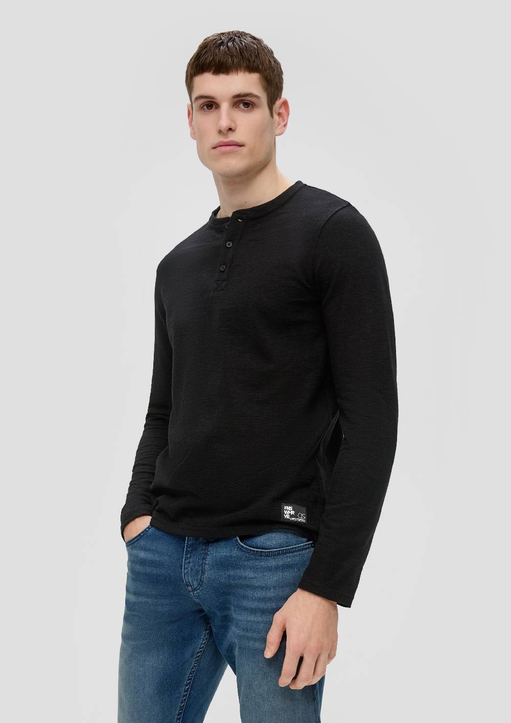 S.Oliver Longlseeve Mit Flammgarnstruktur