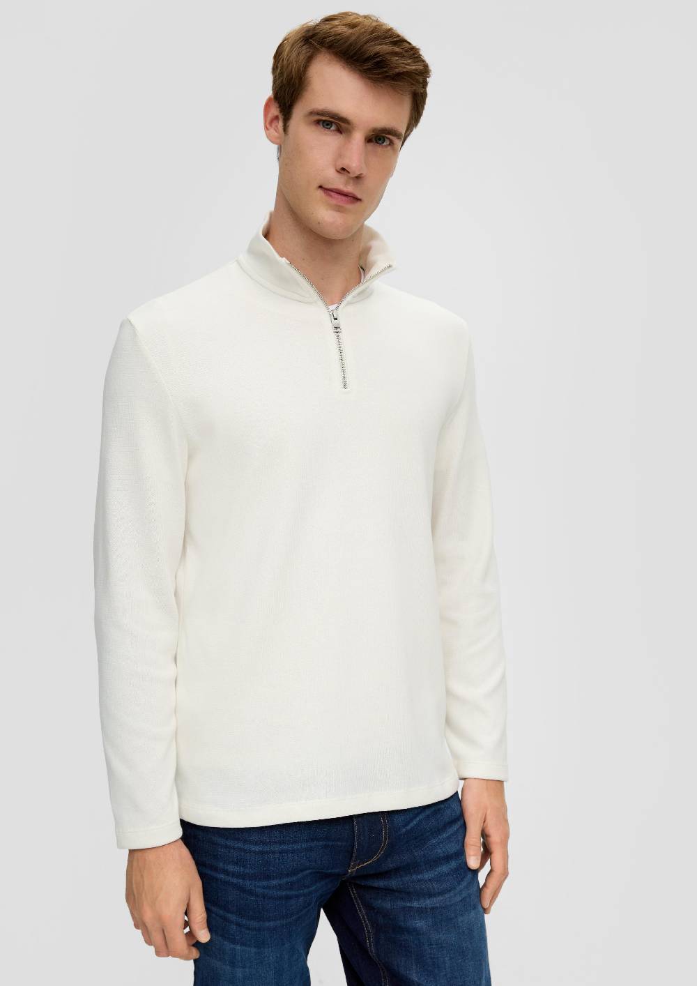 S.Oliver Longsleeve Aus Baumwollmix