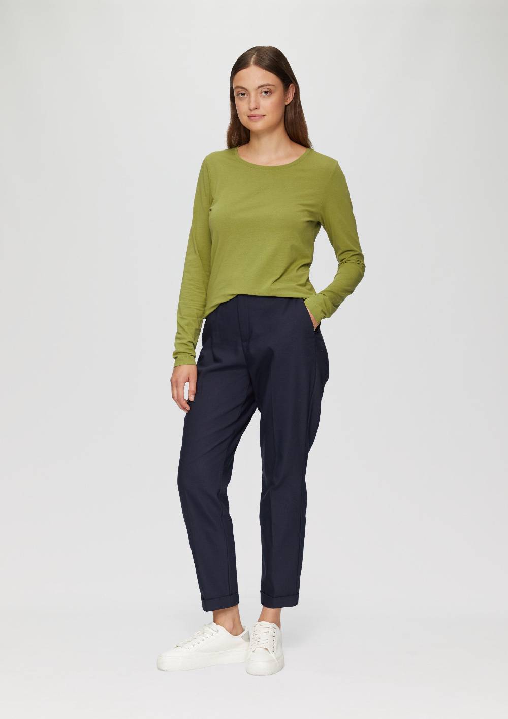 S.Oliver Longsleeve Aus Baumwollstretch