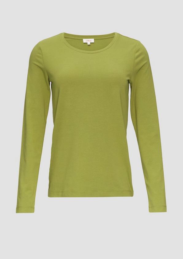 s.Oliver Longsleeve aus Baumwollstretch