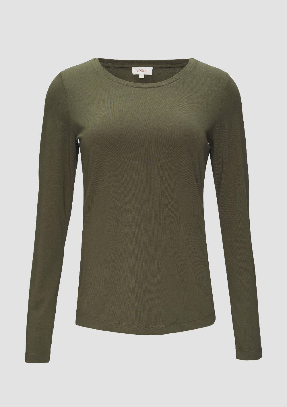 S.Oliver Longsleeve Aus Baumwollstretch