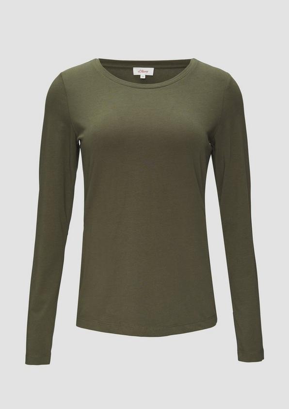 s.Oliver Longsleeve aus Baumwollstretch