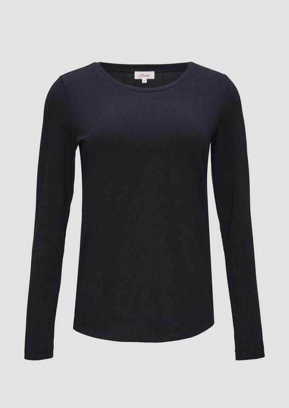 s.Oliver Longsleeve aus Baumwollstretch