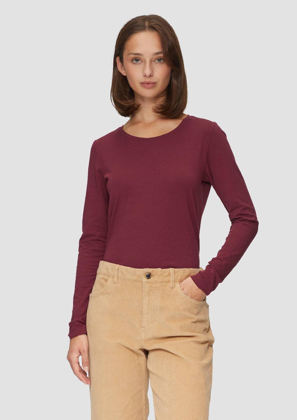 S.Oliver Longsleeve Aus Baumwollstretch