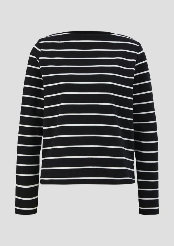 s.Oliver Longsleeve aus Baumwollstretch