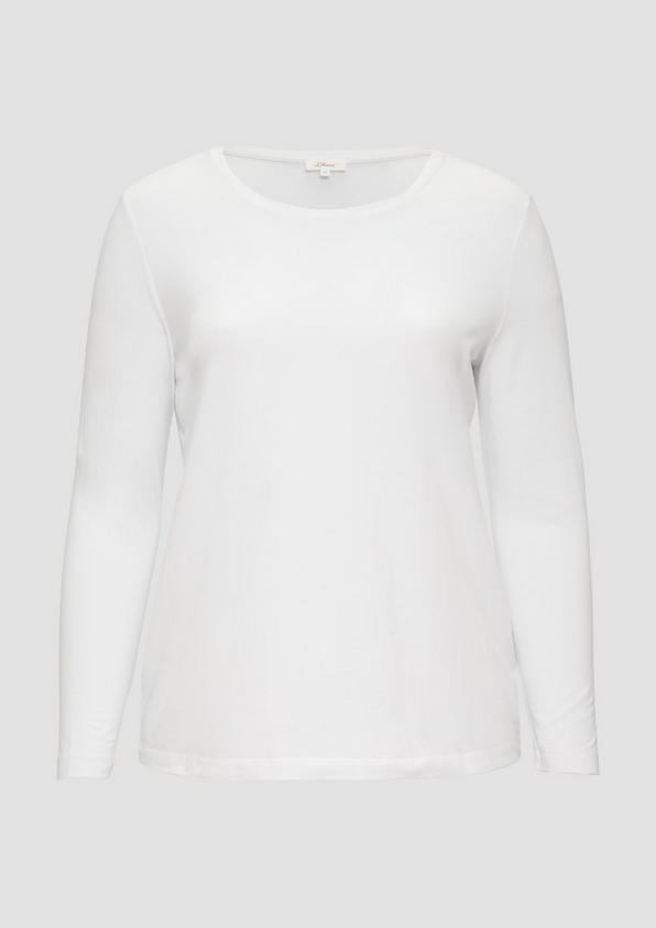 s.Oliver Longsleeve aus Baumwollstretch
