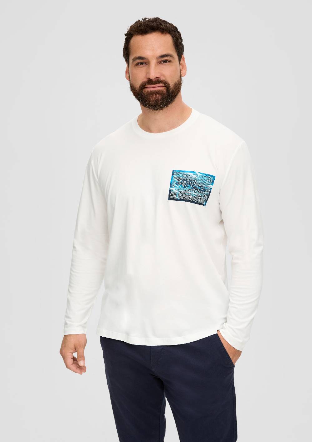 S.Oliver Longsleeve Aus Baumwollstretch