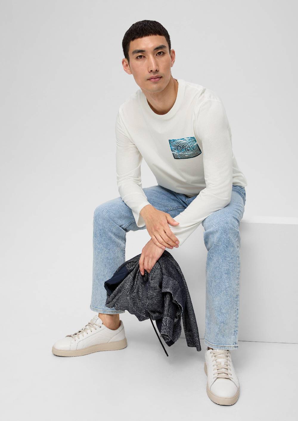 S.Oliver Longsleeve Aus Baumwollstretch