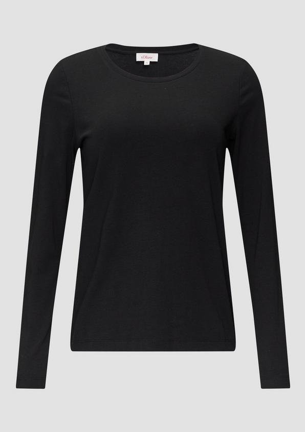 s.Oliver Longsleeve aus Baumwollstretch