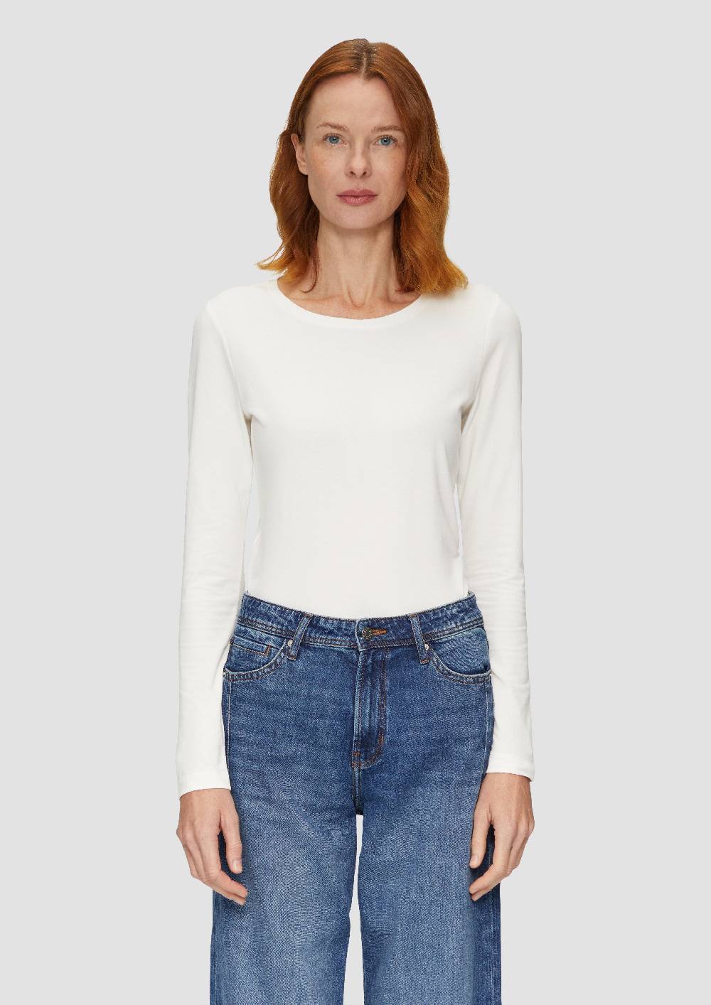 S.Oliver Longsleeve Aus Baumwollstretch