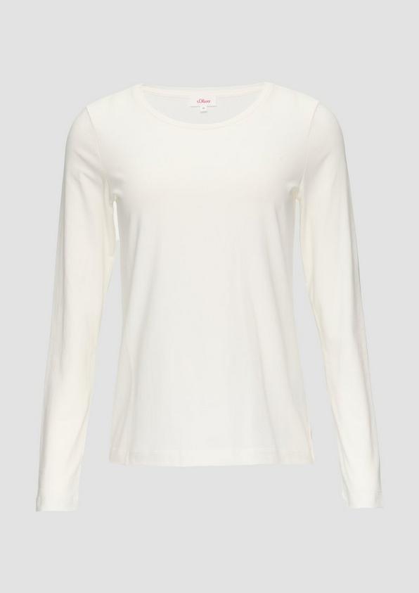 s.Oliver Longsleeve aus Baumwollstretch