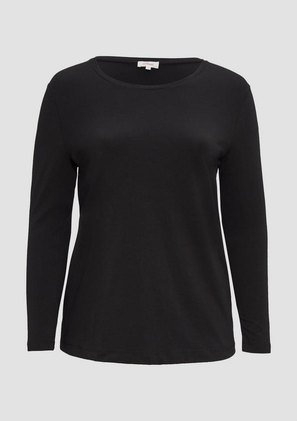 s.Oliver Longsleeve aus Baumwollstretch