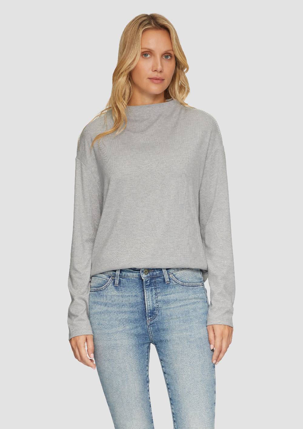 S.Oliver Longsleeve Aus Gebürstetem Jerseystrick