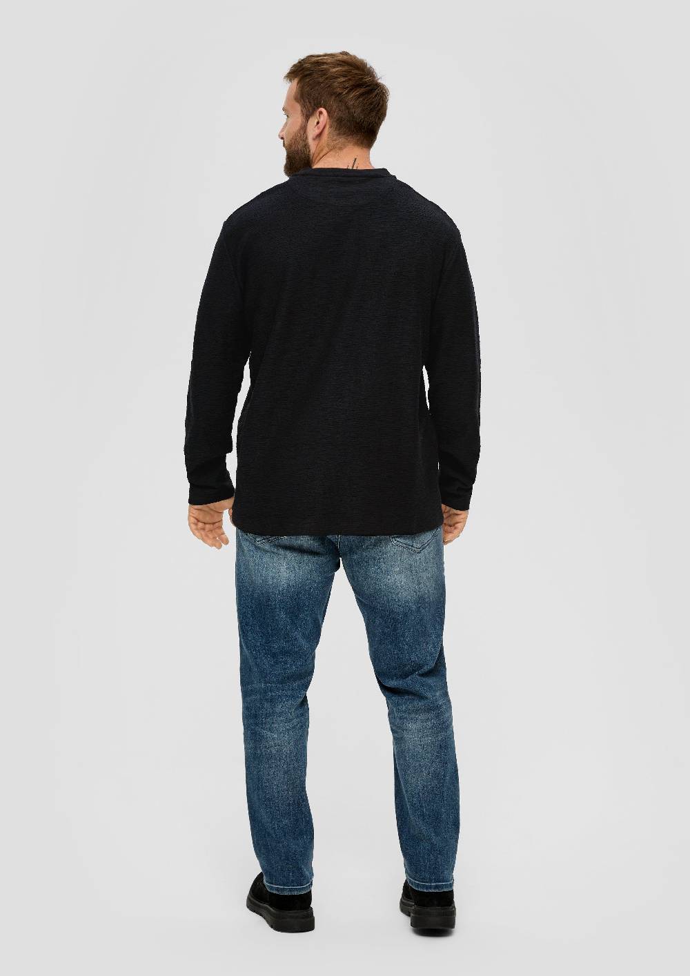 S.Oliver Longsleeve In Slub-Yarn-Qualität