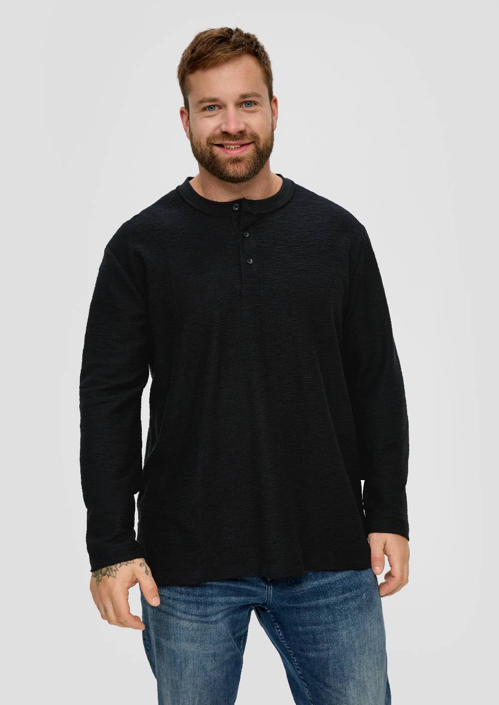 S.Oliver Longsleeve In Slub-Yarn-Qualität