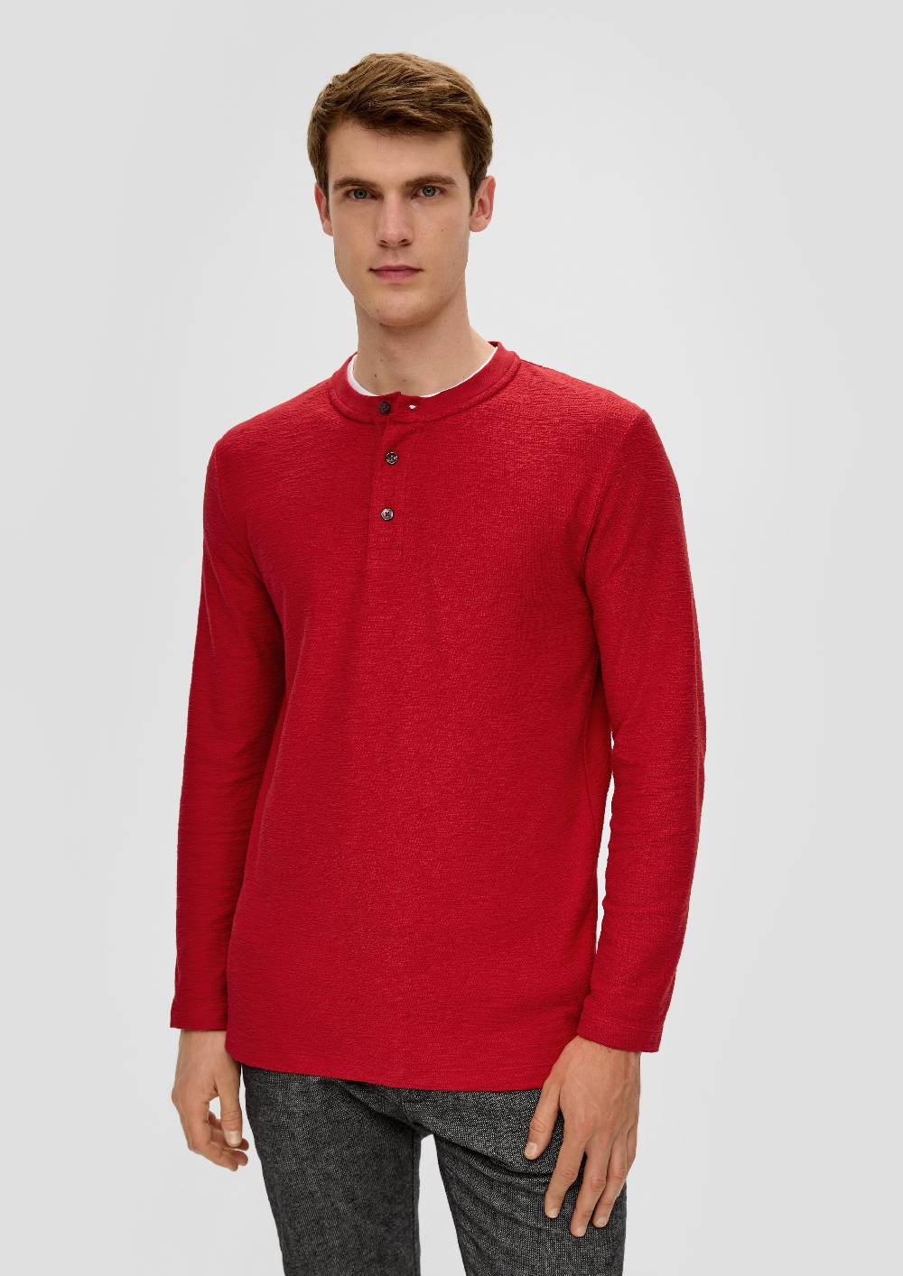 S.Oliver Longsleeve In Slub-Yarn-Qualität