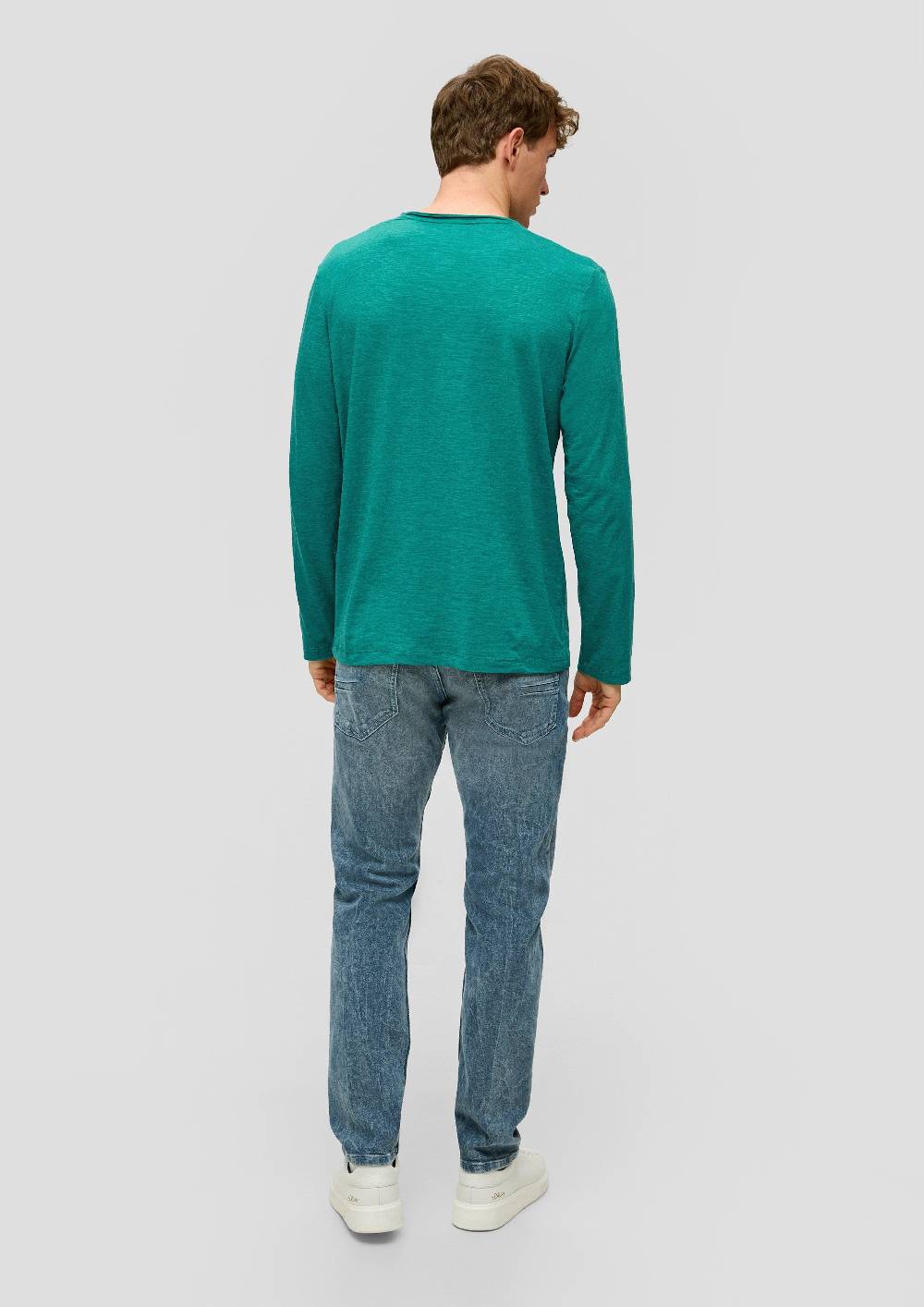 S.Oliver Longsleeve Mit Aufgesetzter Brusttasche