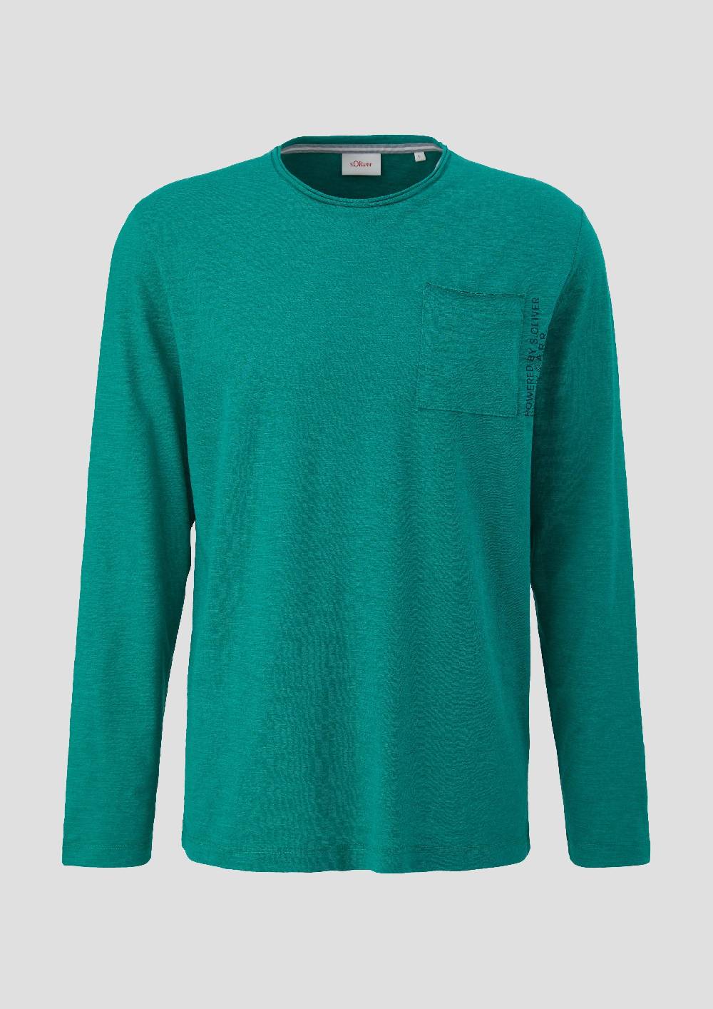 S.Oliver Longsleeve Mit Aufgesetzter Brusttasche