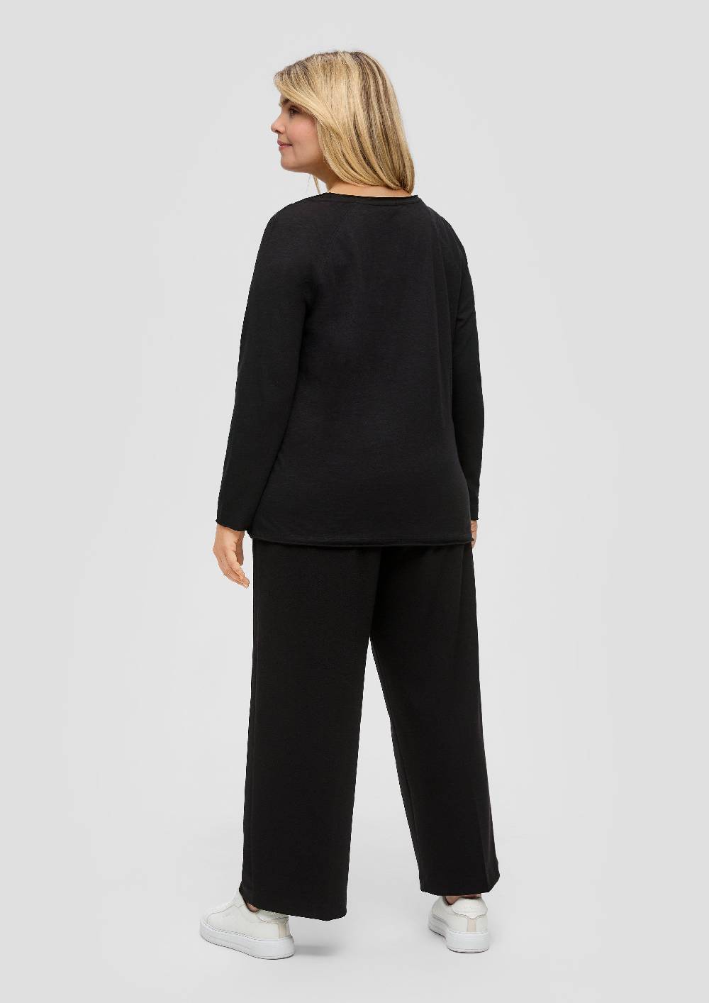 S.Oliver Longsleeve Mit Flammgarn-Struktur