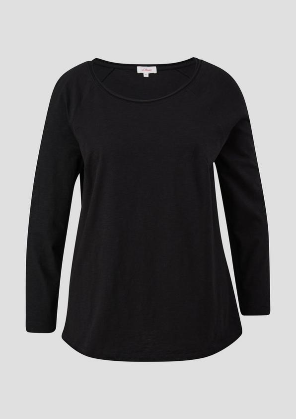 s.Oliver Longsleeve mit Flammgarn-Struktur