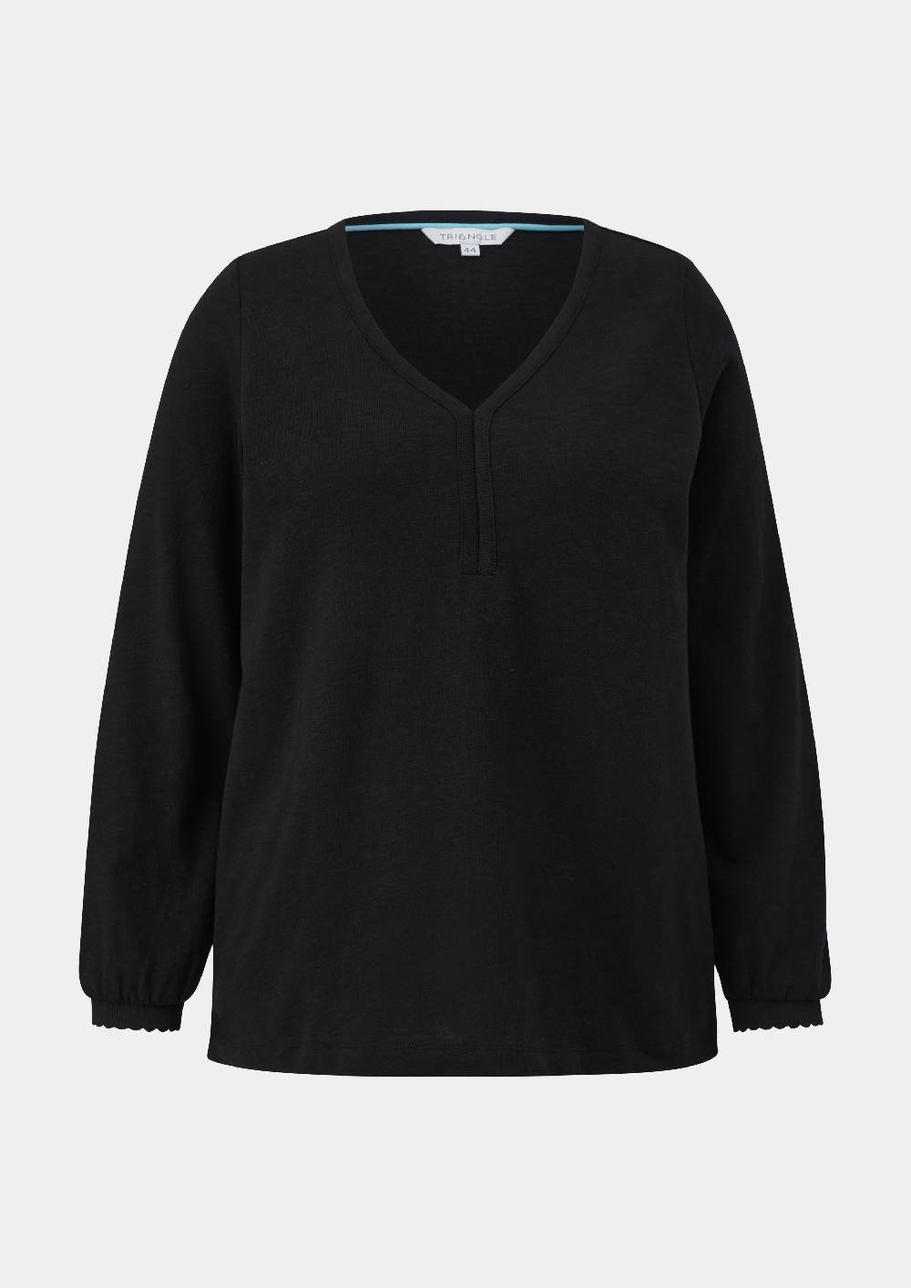 S.Oliver Longsleeve Mit Flammgarnstruktur