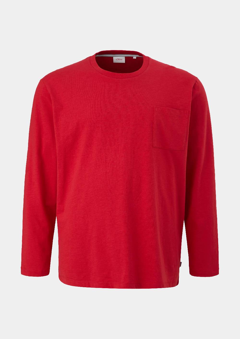 S.Oliver Longsleeve Mit Flammgarnstruktur