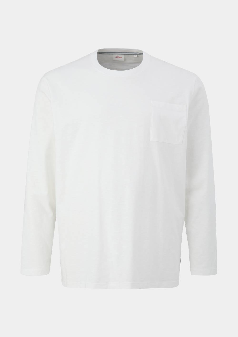 S.Oliver Longsleeve Mit Flammgarnstruktur