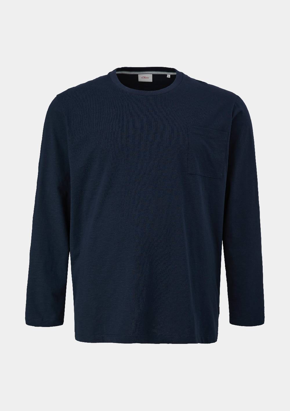 S.Oliver Longsleeve Mit Flammgarnstruktur