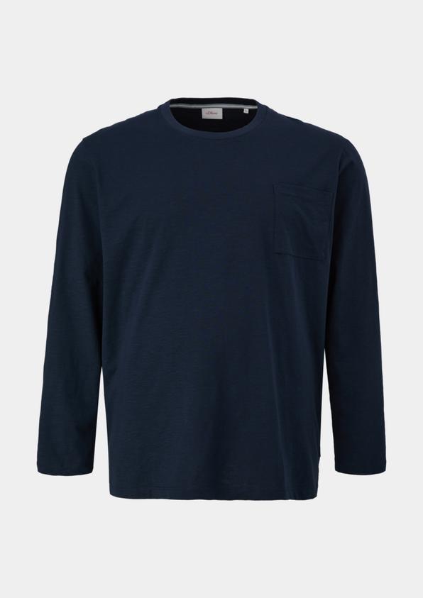s.Oliver Longsleeve mit Flammgarnstruktur