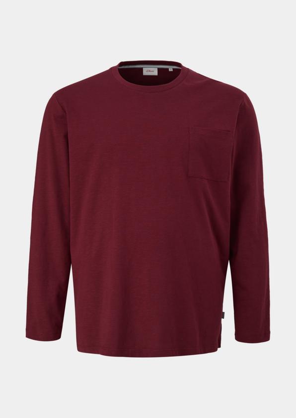 s.Oliver Longsleeve mit Flammgarnstruktur