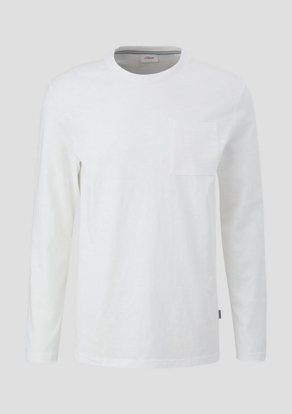 s.Oliver Longsleeve mit Flammgarnstruktur