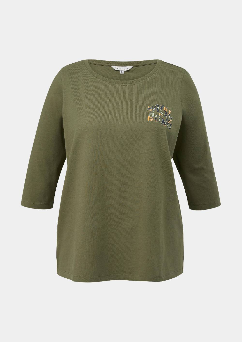 S.Oliver Longsleeve Mit Flockprint-Detail