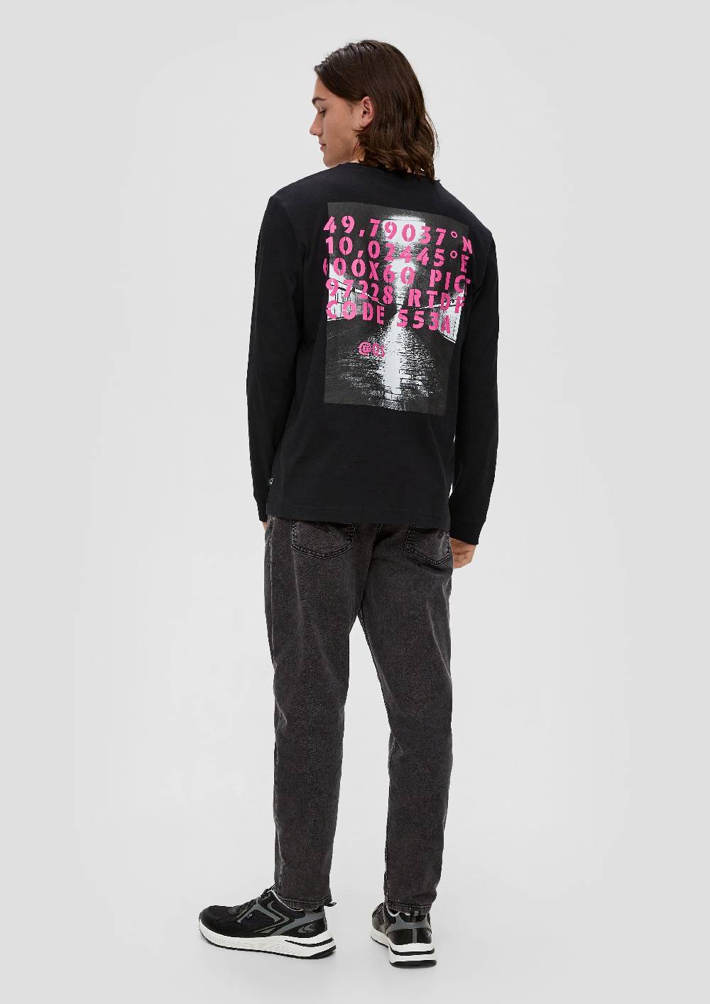 S.Oliver Longsleeve Mit Front- Und Rückenprint