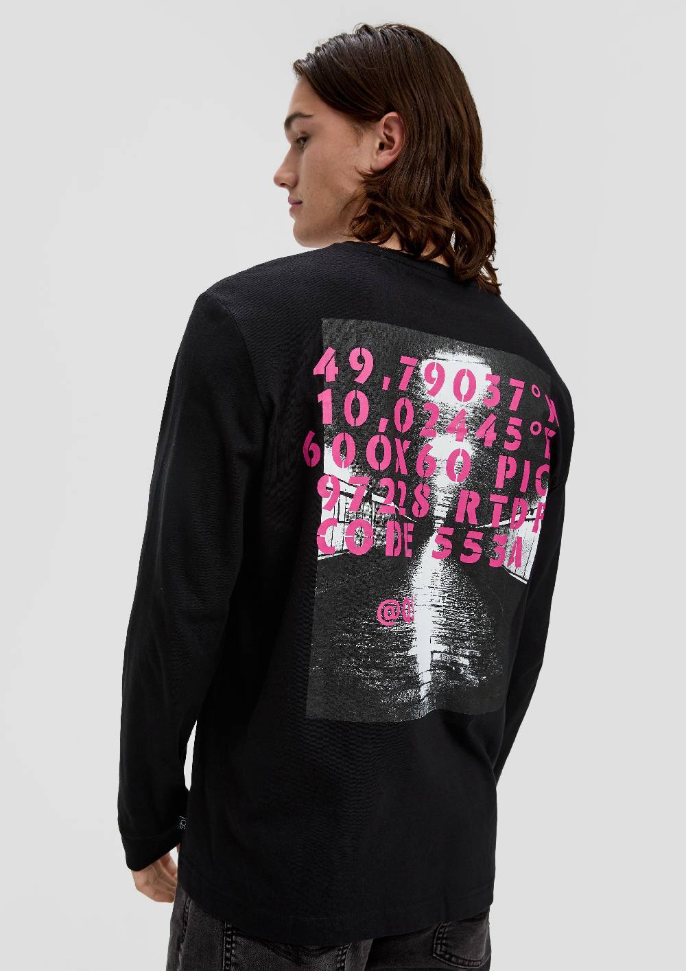 S.Oliver Longsleeve Mit Front- Und Rückenprint