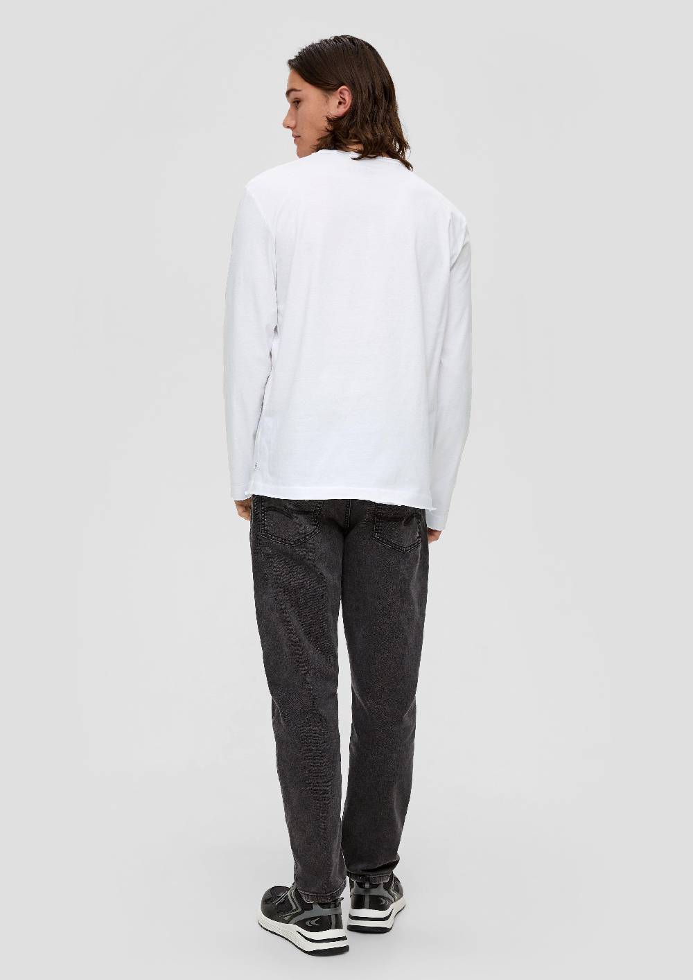 S.Oliver Longsleeve Mit Garment Dye