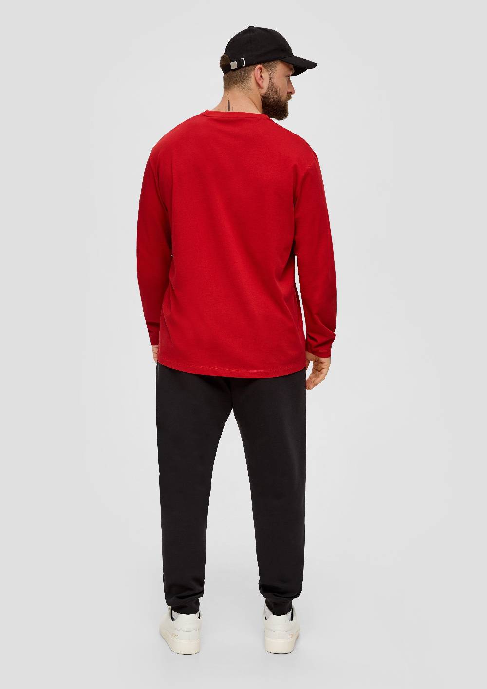 S.Oliver Longsleeve Mit Gummiertem Label-Print