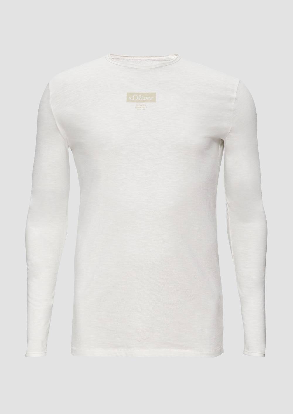 S.Oliver Longsleeve Mit Label-Print