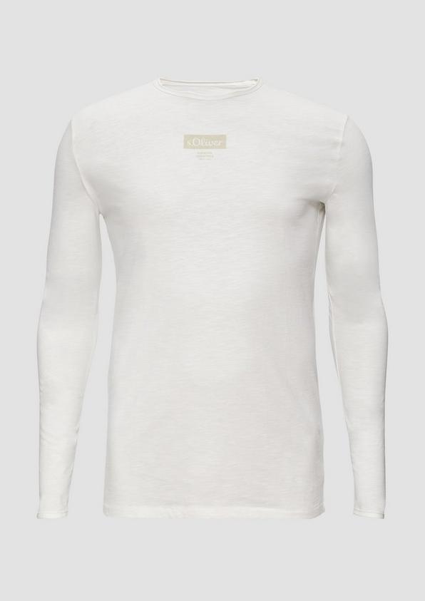 s.Oliver Longsleeve mit Label-Print