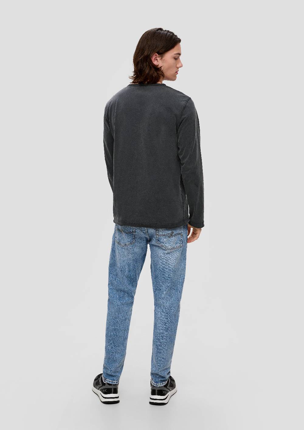 S.Oliver Longsleeve Mit Rollsäumen