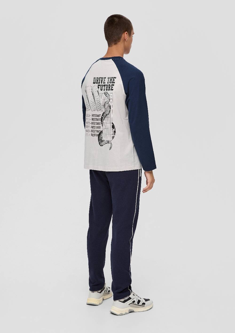 S.Oliver Longsleeve Mit Rückenprint