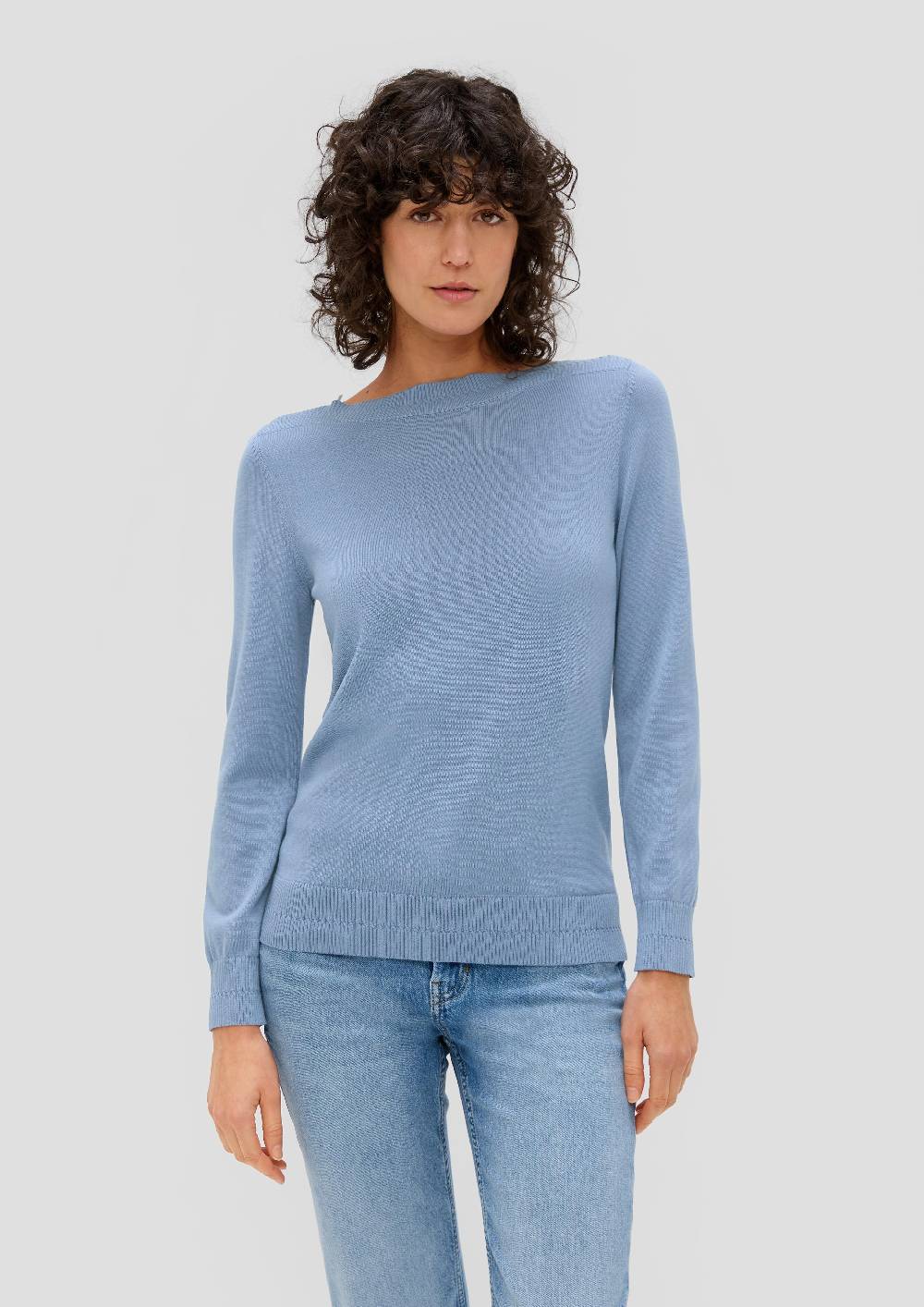 S.Oliver Longsleeve Mit U-Boot-Ausschnitt