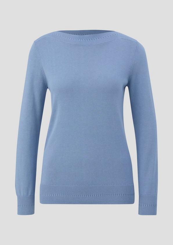 s.Oliver Longsleeve mit U-Boot-Ausschnitt