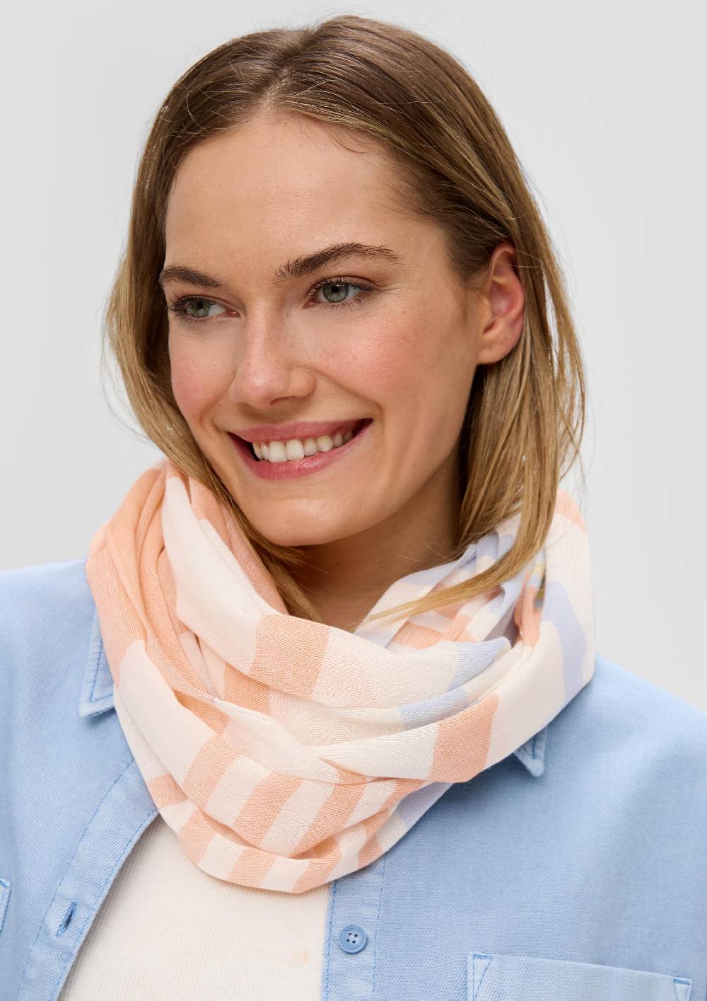 S.Oliver Loop-Schal Aus Baumwolle