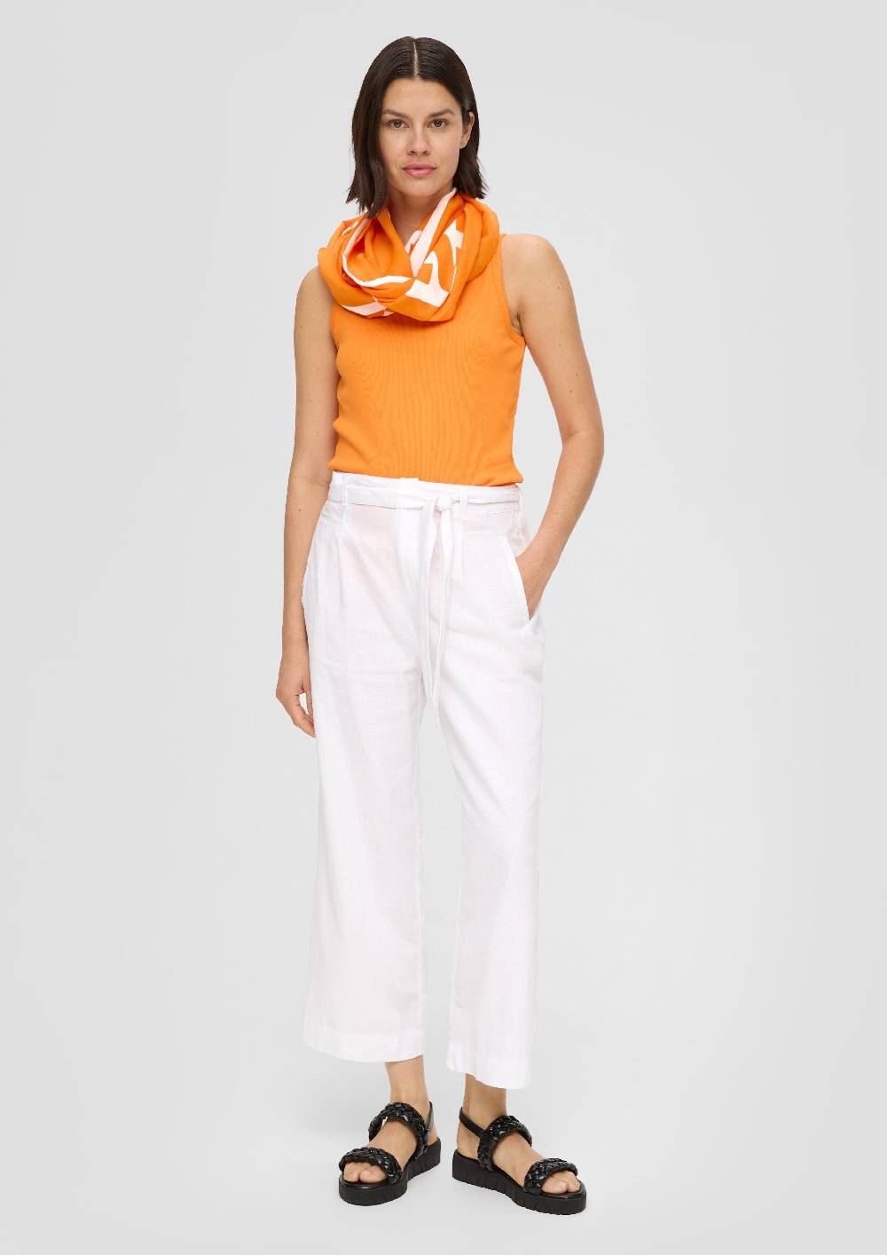 S.Oliver Loop-Schal Aus Baumwolle