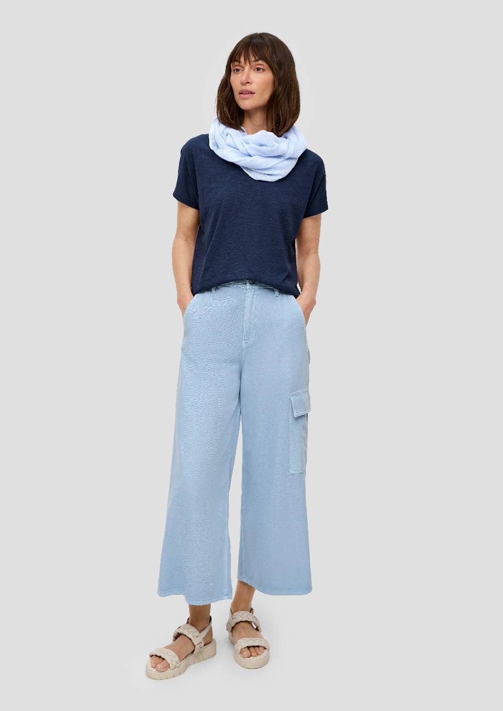 S.Oliver Loop-Schal Aus Feinstrick