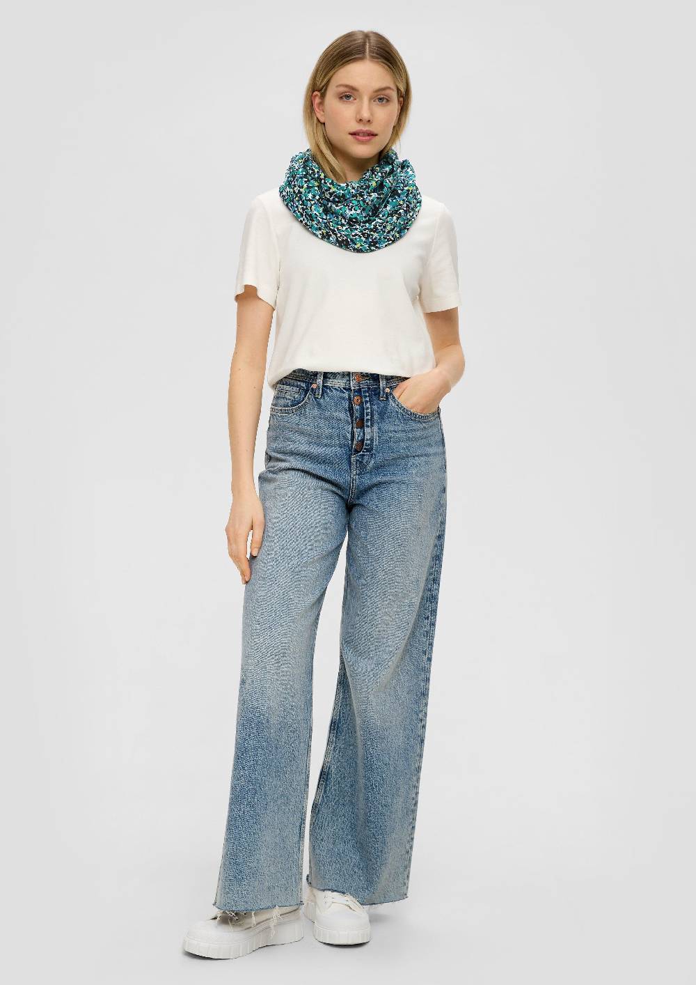 S.Oliver Loop-Schal Aus Viskose