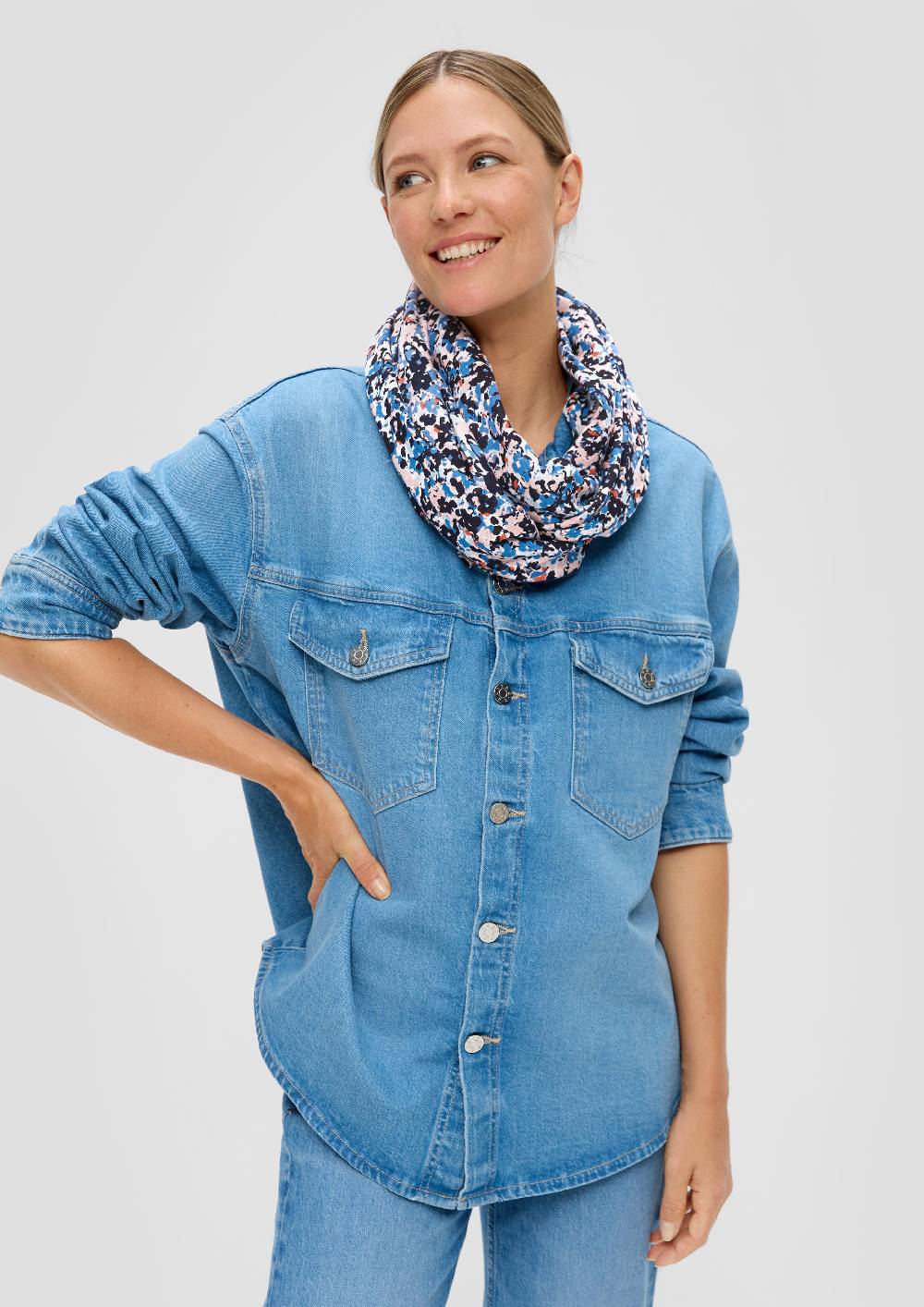 S.Oliver Loop-Schal Aus Viskose