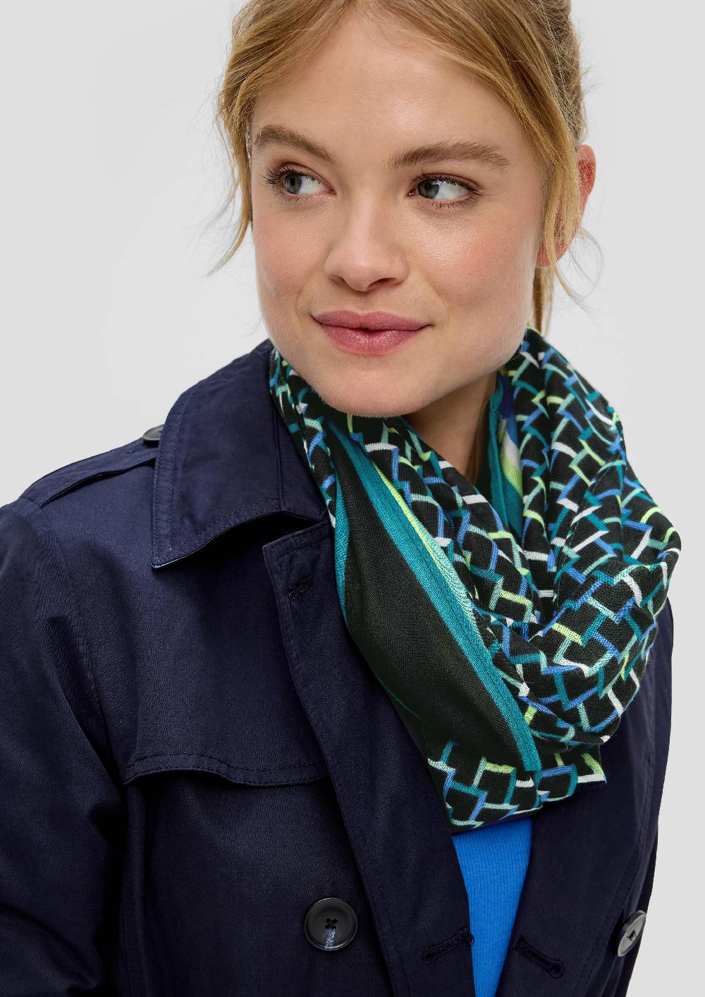 S.Oliver Loop-Schal Mit All-over-Print