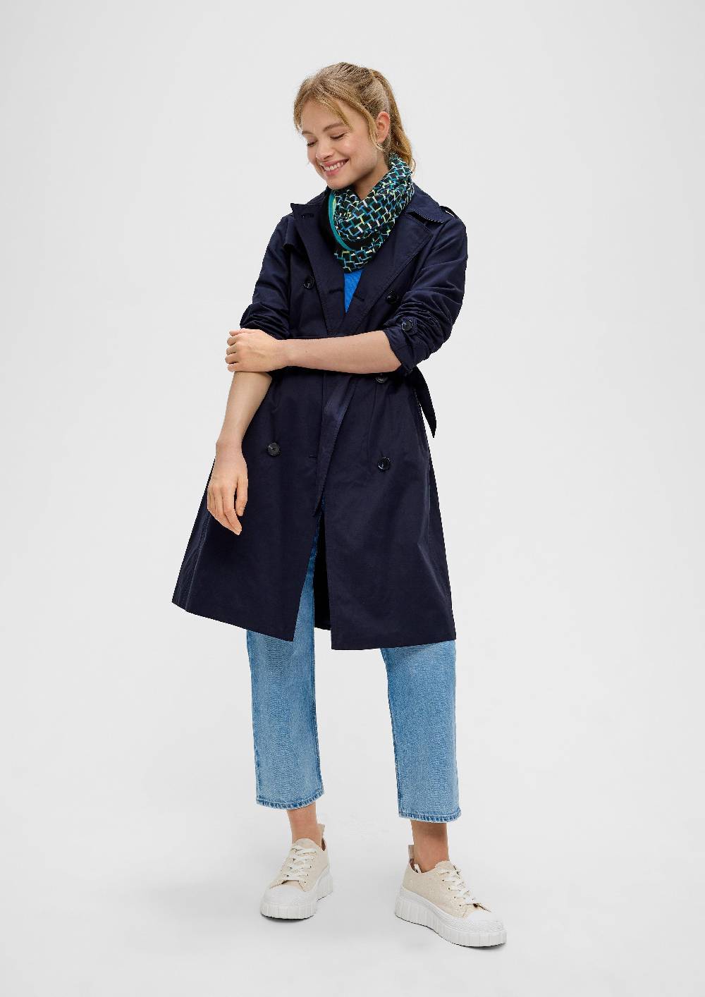 S.Oliver Loop-Schal Mit All-over-Print